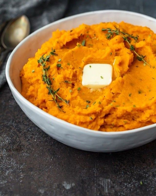 Savory Mashed Sweet Potatoes by thecookierookie | Quick & Easy Recipe ...