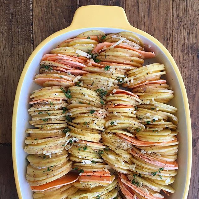 Hasselback Potato Gratin Recipe