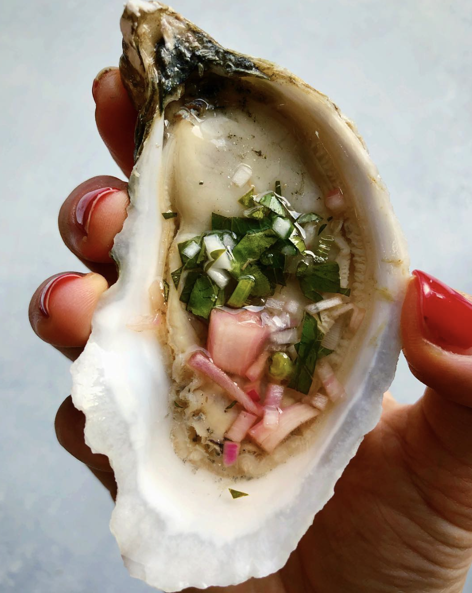 Oysters With Spicy Horseradish Recipe The Feedfeed