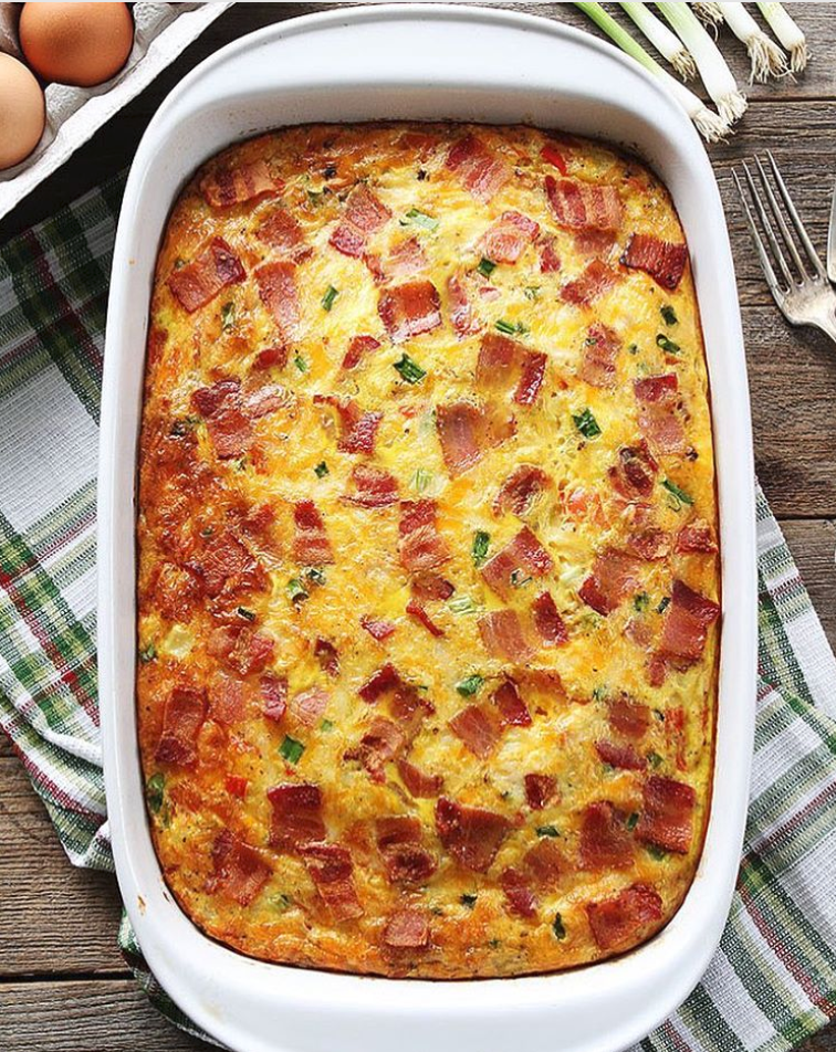 Egg, Bacon, and Potato Casserole Recipe | The Feedfeed