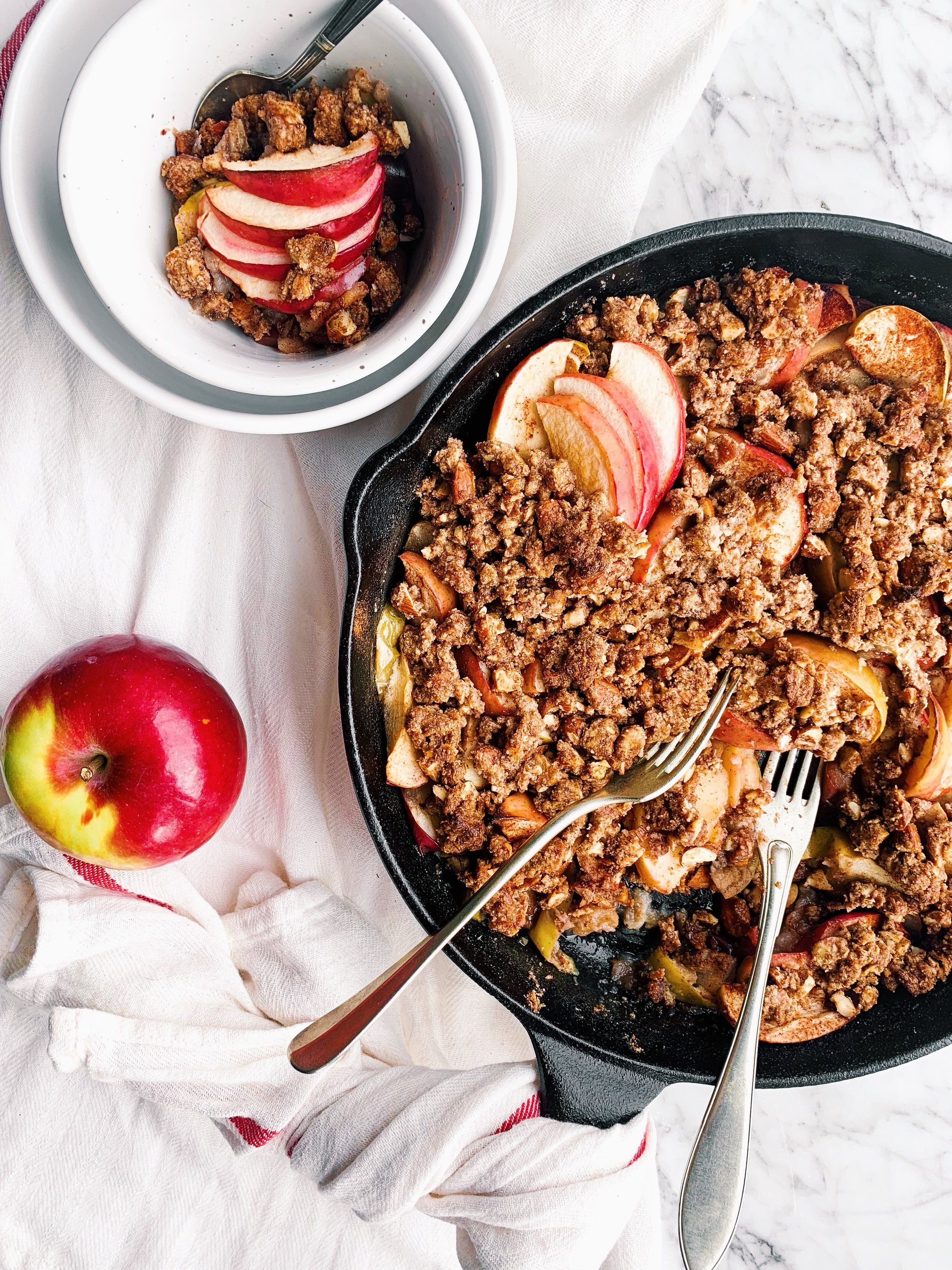 Easy Apple Crumble by bethbierema | Quick & Easy Recipe | The Feedfeed