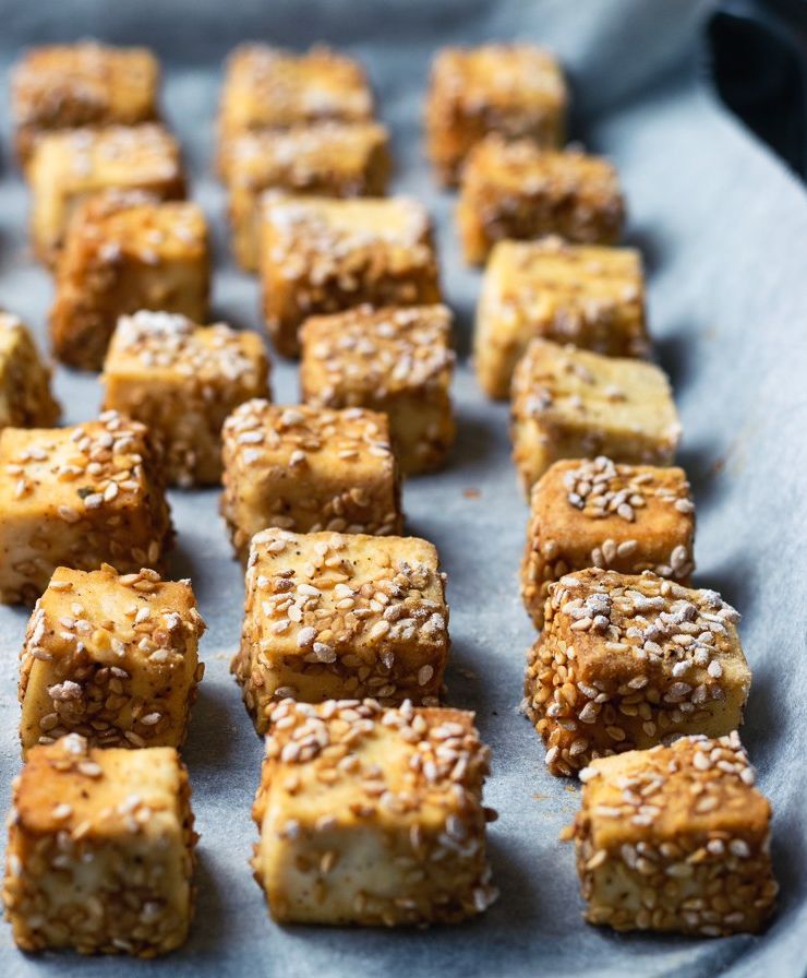 Sesame Crusted Tofu recipe by Ellie | The Feedfeed