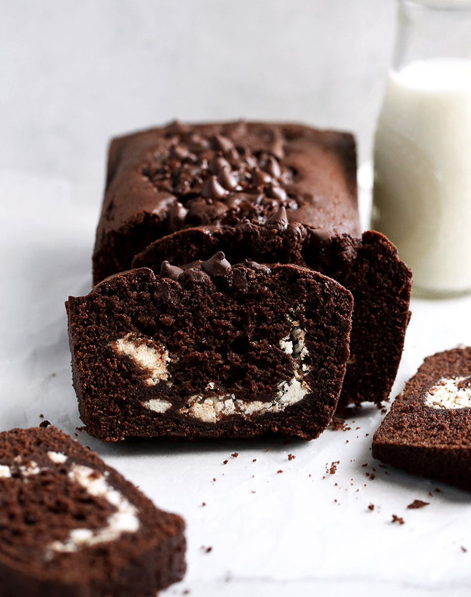 Chocolate Cream Cheese Swirl Pound Cake By Tutti Dolci Quick Easy Recipe The Feedfeed