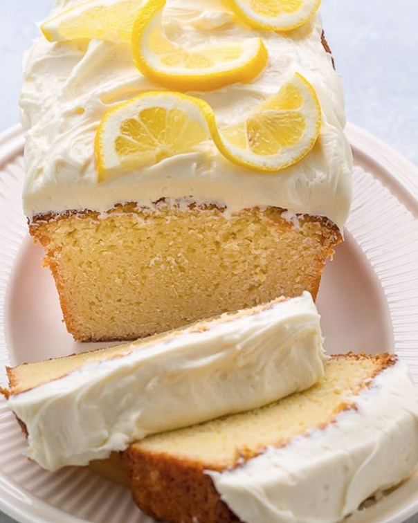 Lemon Pound Cake with Lemon Cream Cheese Frosting Recipe | The Feedfeed