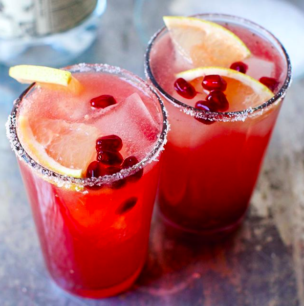 Grapefruit Pomegranate Paloma Recipe The Feedfeed
