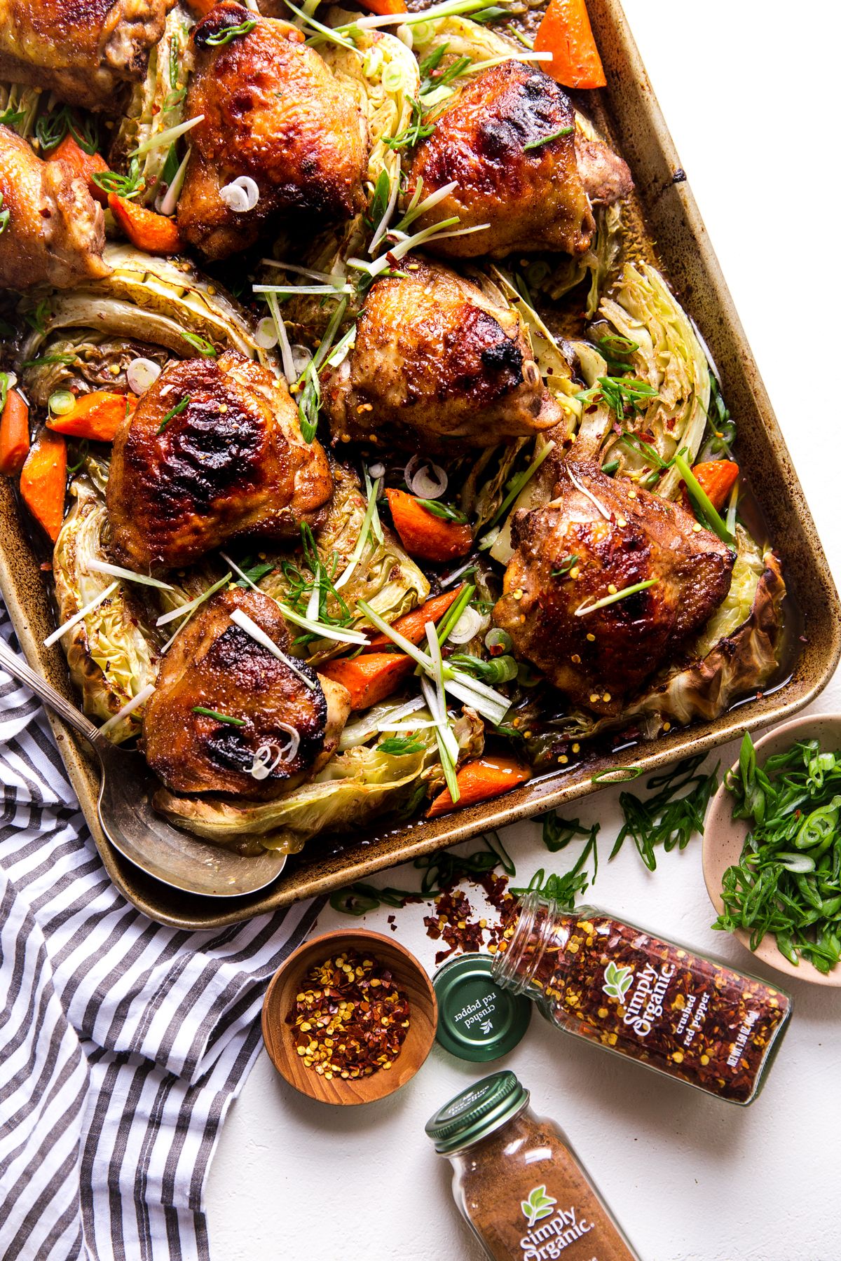 Five Spice Roasted Chicken With Carrots And Cabbage Recipe The Feedfeed