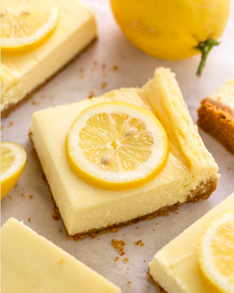 Tangy Lemon Cheesecake Bars Recipe | The Feedfeed