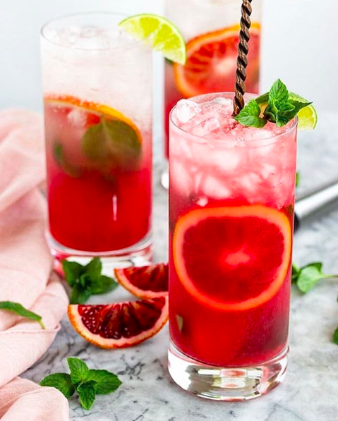 Tangy Blood Orange Mojitos Recipe | The Feedfeed