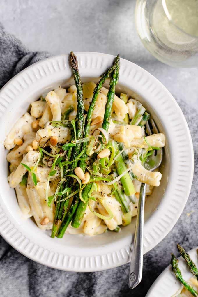 Creamy Leek and Asparagus Pasta Recipe The Feedfeed