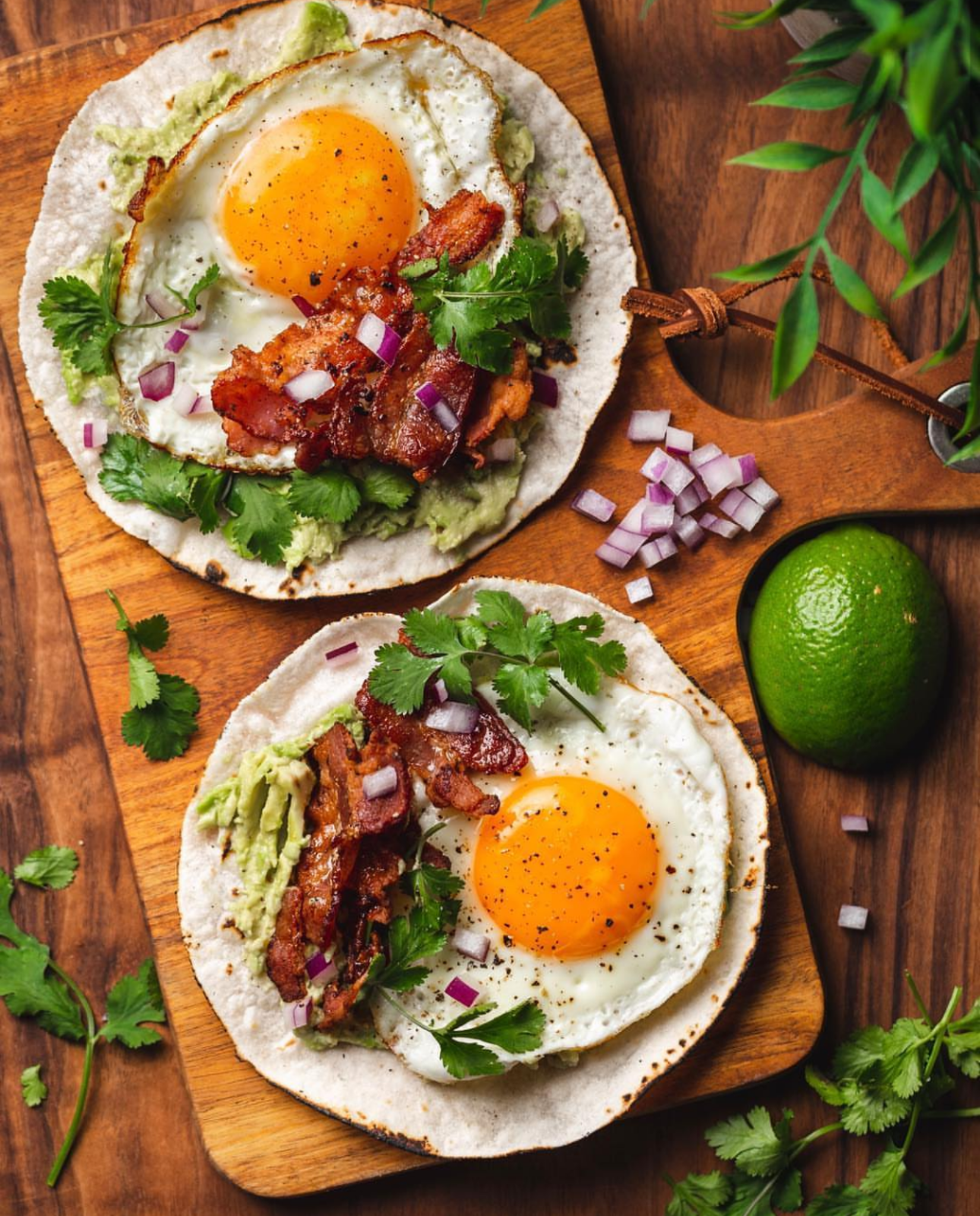 Breakfast Egg Tacos Recipe The Feedfeed