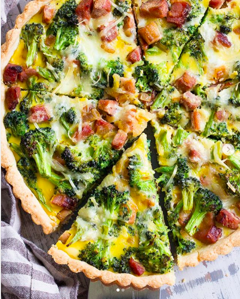 Broccoli Ham Tart by paleorunningmomma | Quick & Easy Recipe | The Feedfeed