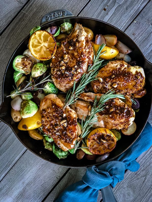 Zesty Vegetables And Rosemary Chicken Recipe The Feedfeed