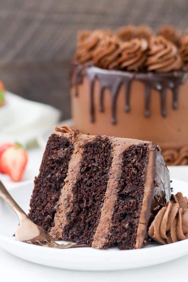 Chocolate Layer Cake with Ganache Recipe | The Feedfeed