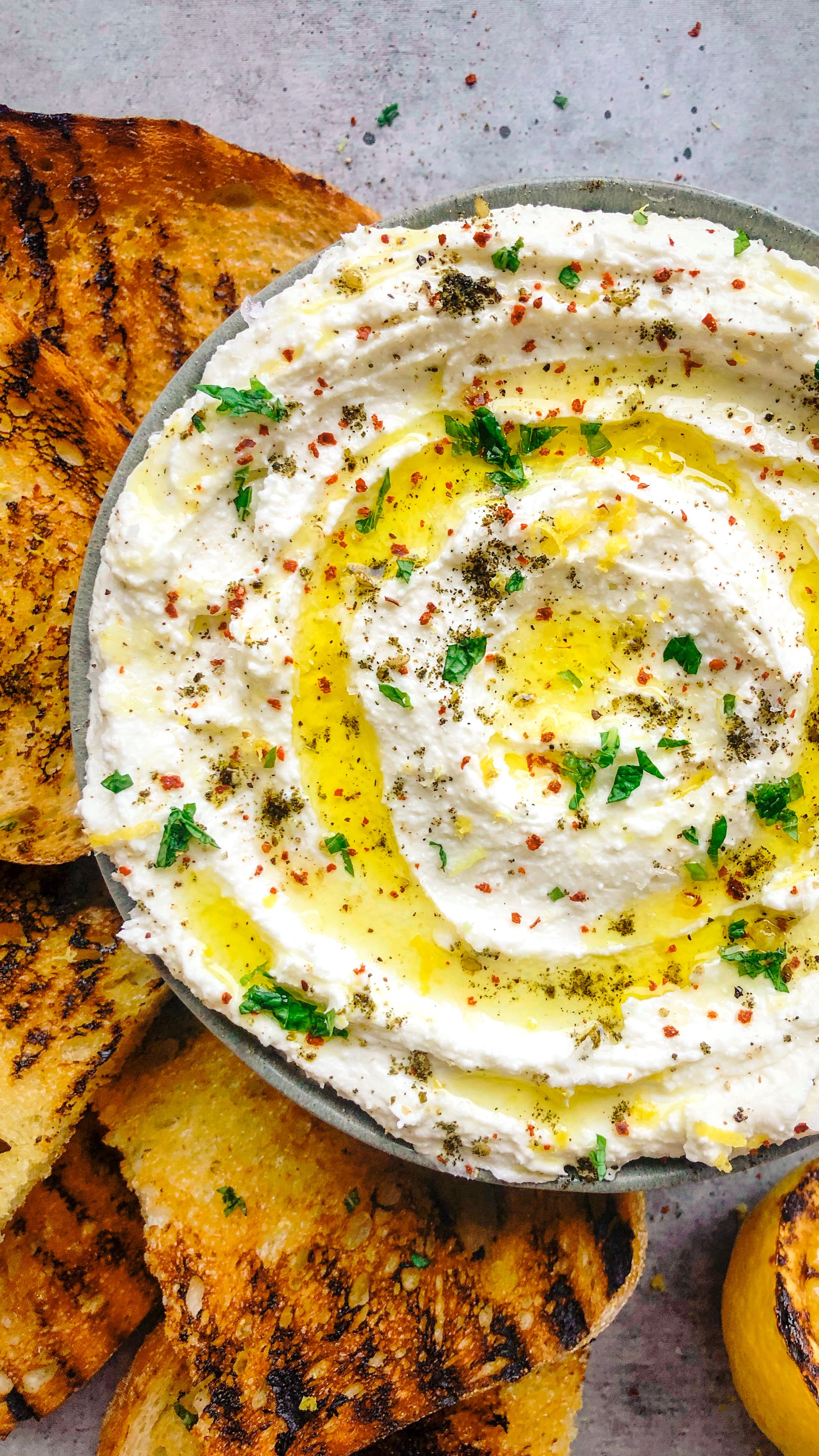 Lemony Whipped Feta Dip Recipe The Feedfeed