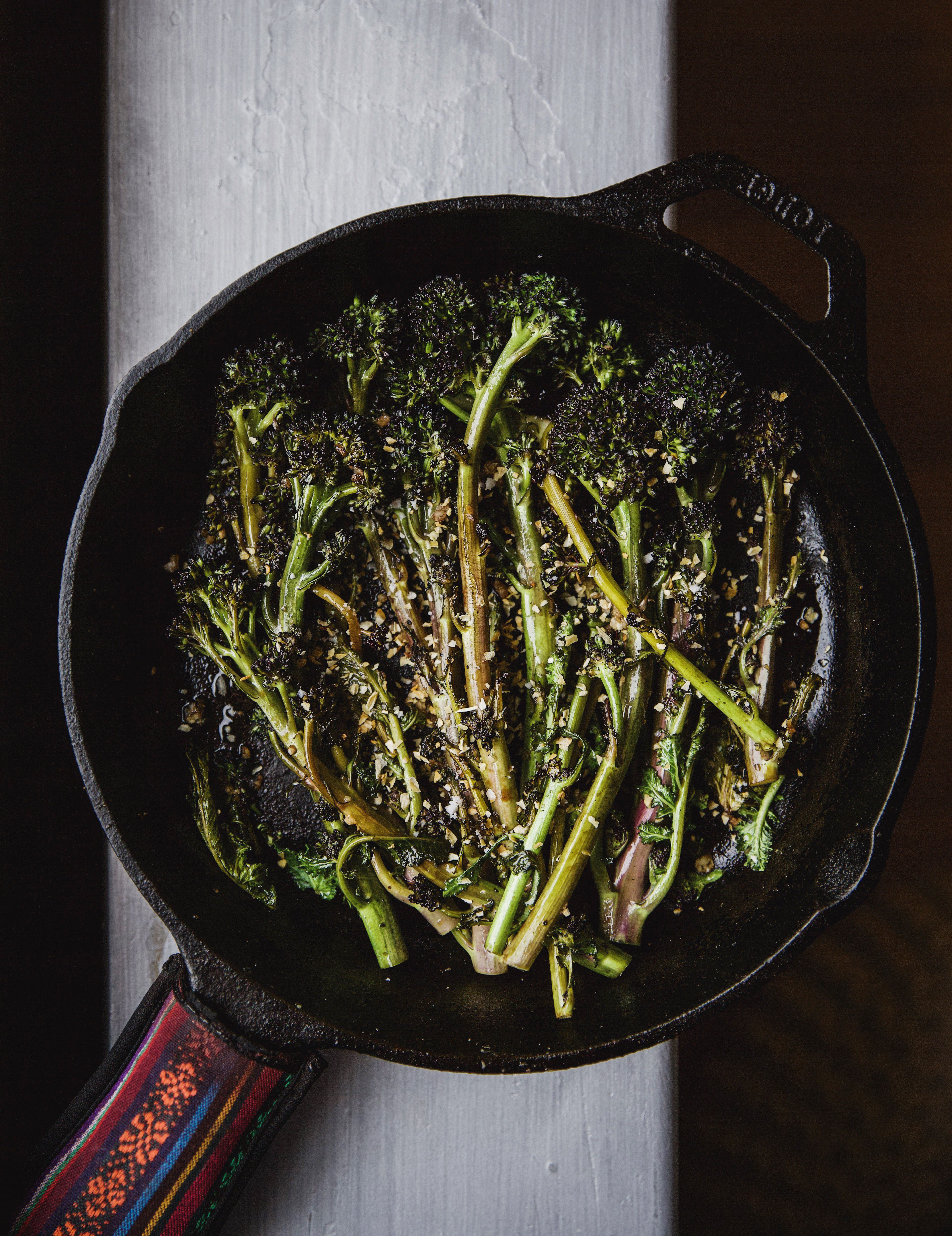 Garlicky Balsamic Broccolini By Purposefulplate Quick Easy Recipe The Feedfeed