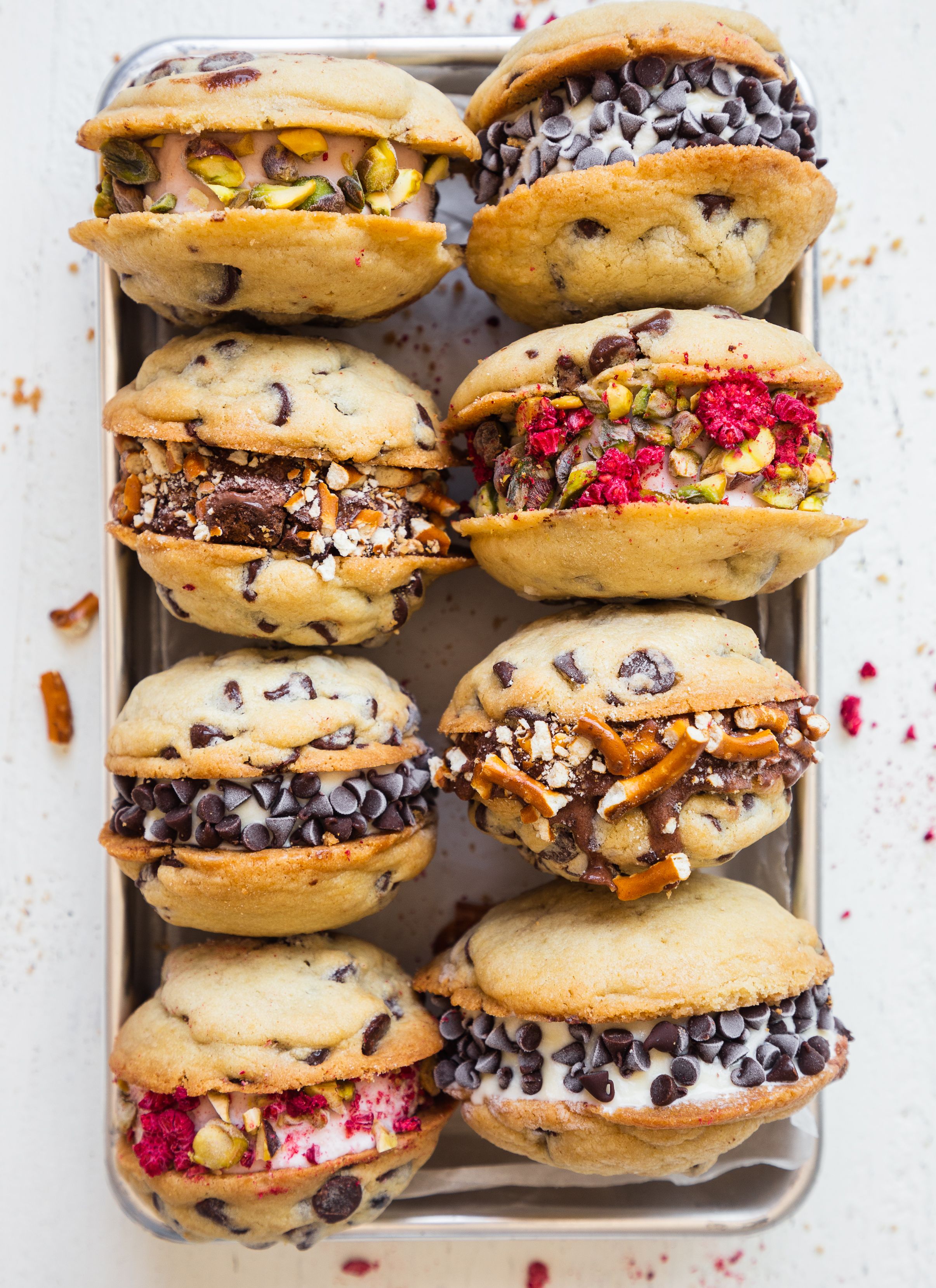 Chocolate Chip Cookie Ice Cream Sandwiches By Thefeedfeed Quick 