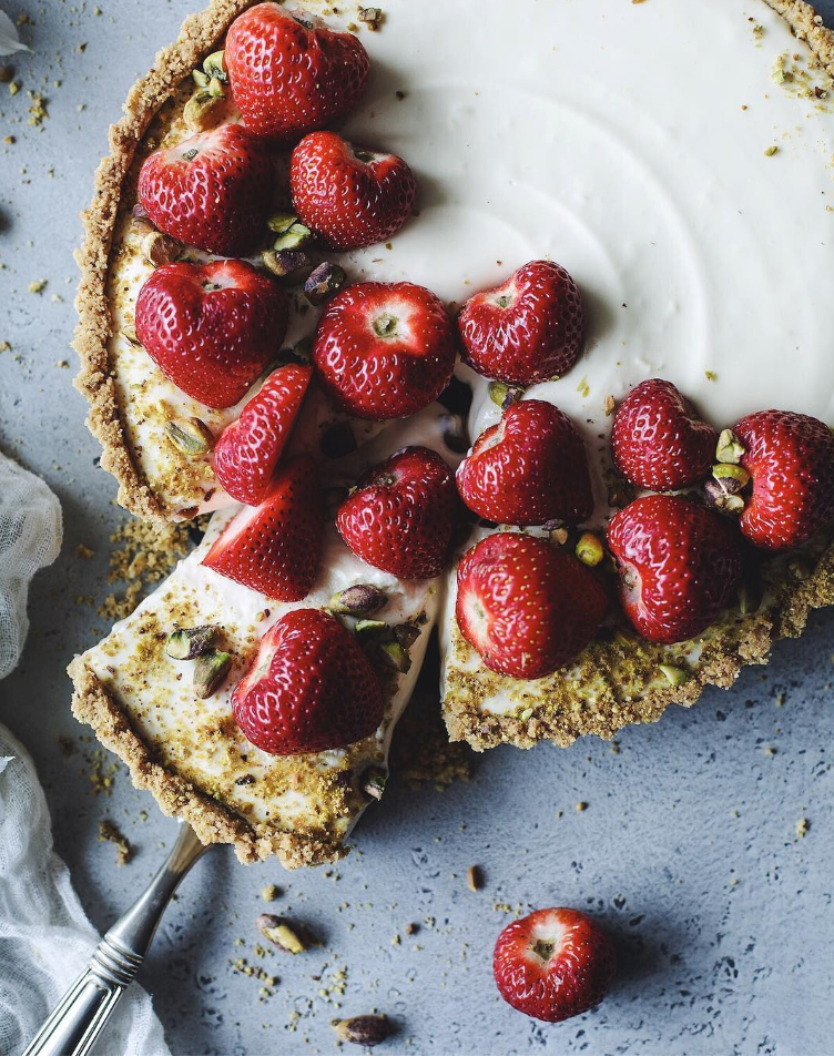 Recipe of the Day Cheesecake Tart by thefeedfeed, The Feedfeed