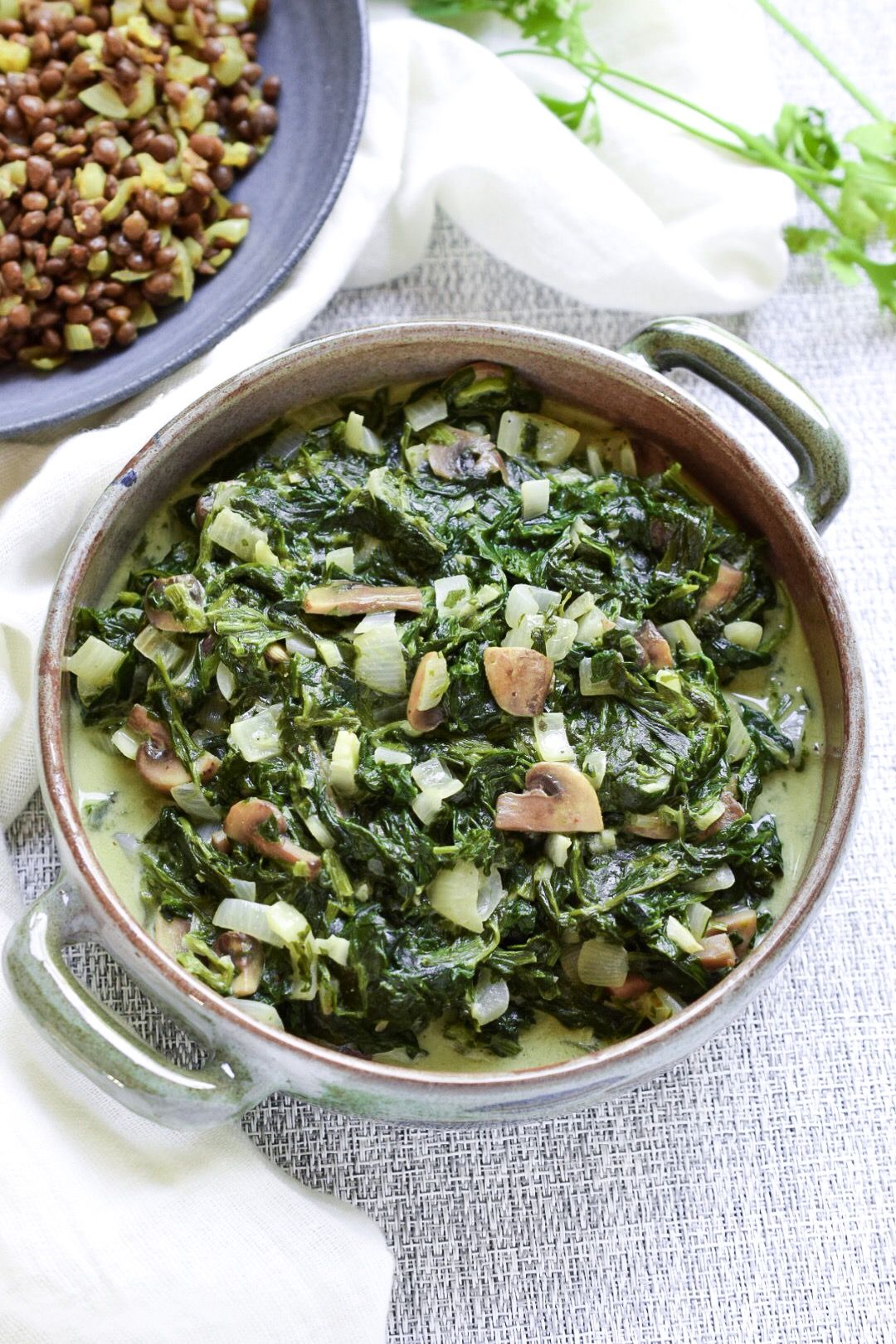 Spinach and Mushrooms Recipe | The Feedfeed