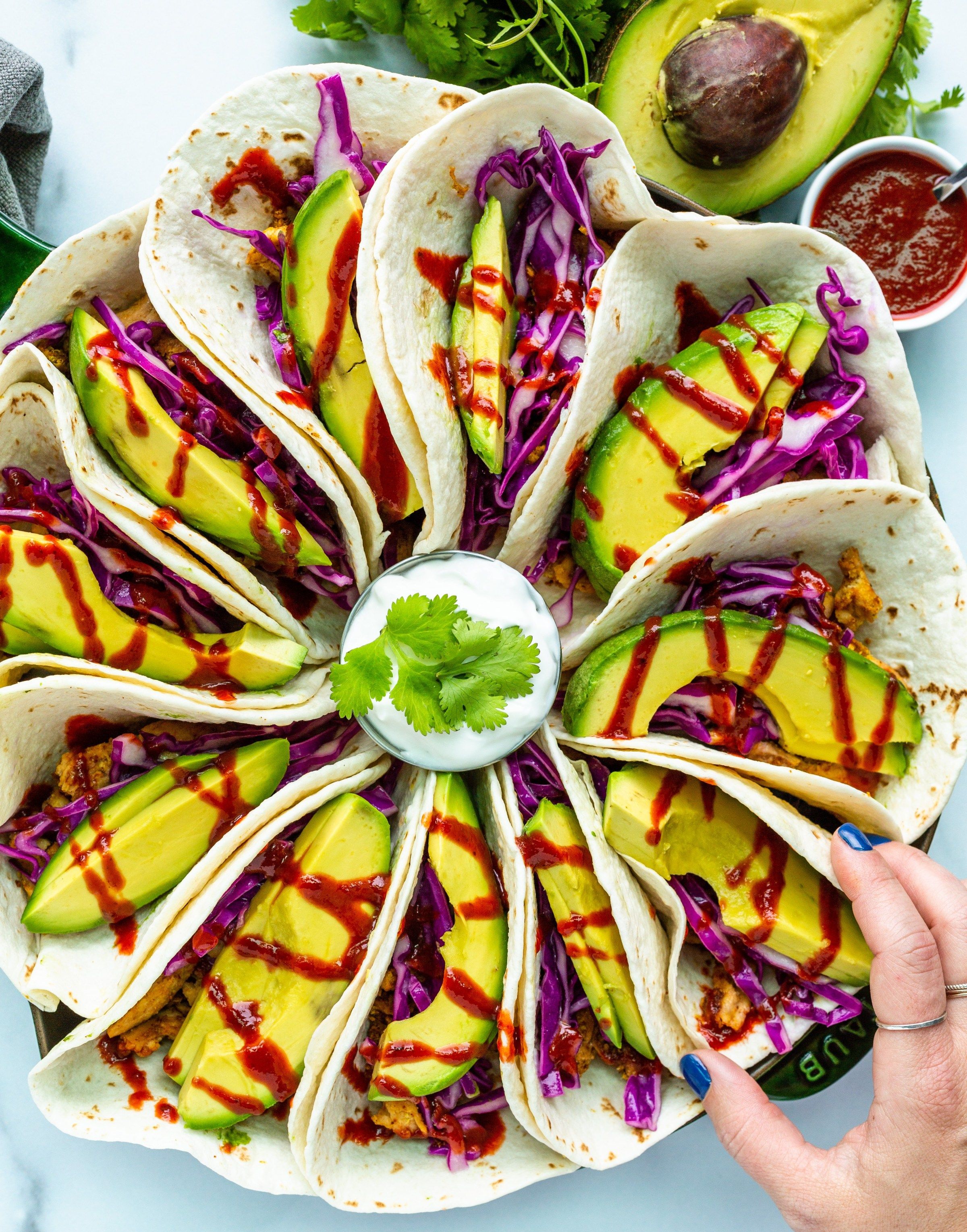 Avocado Cabbage Tacos by vegantraveleats Quick & Easy Recipe The