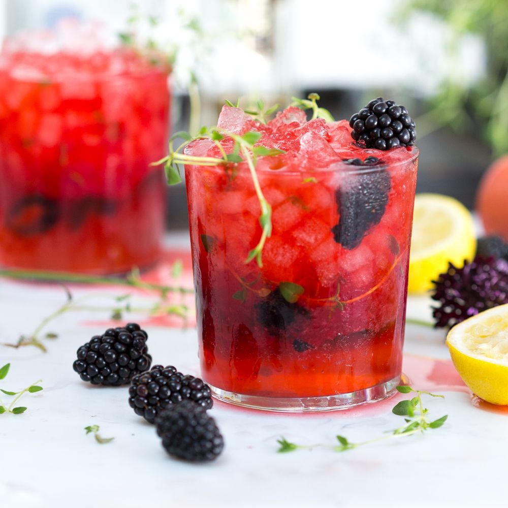 Blackberry Thyme Gin Smash by bakingthegoods Quick & Easy Recipe