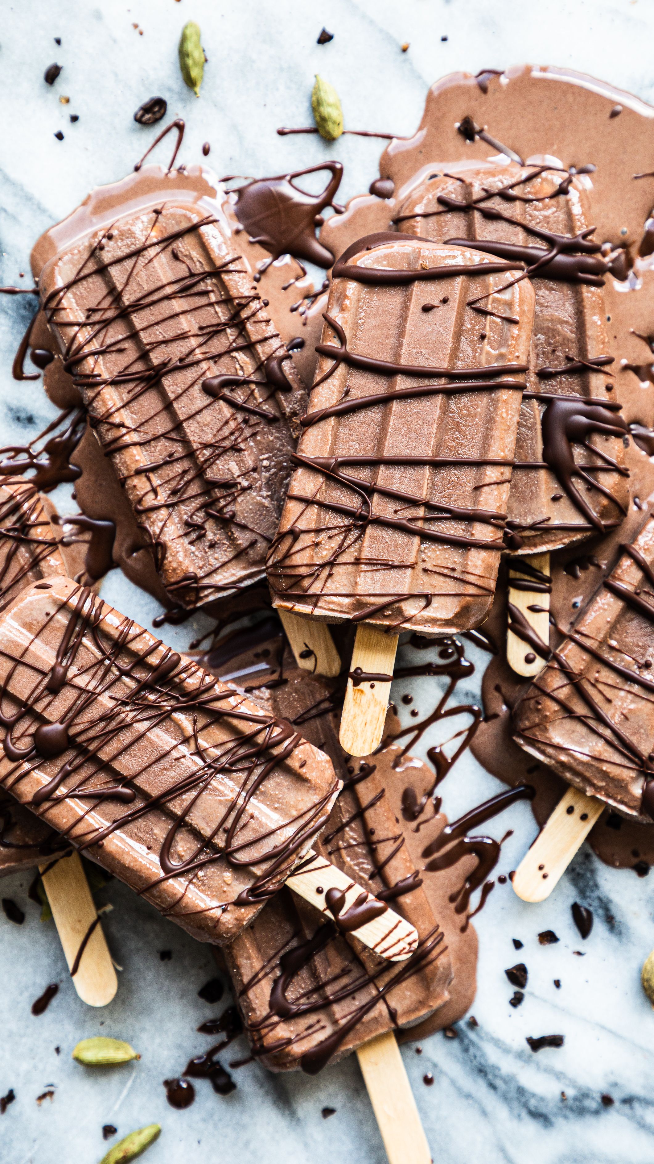 Coffee and Cardamom Fudge Pops Recipe | The Feedfeed