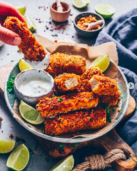 Crispy BBQ Tofu Nuggets Recipe | The Feedfeed