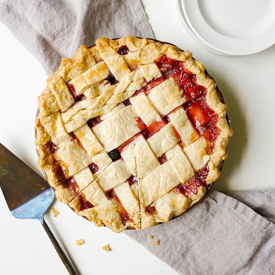 Berry Peach Pie Recipe By Kate Wood The Feedfeed