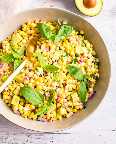 avocado corn salad recipe by brittany health coach pt the feedfeed avocado corn salad