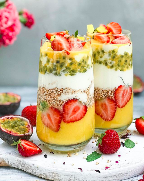 Mango Passion Fruit Parfait by jadoresmoothies | Quick & Easy Recipe | The  Feedfeed