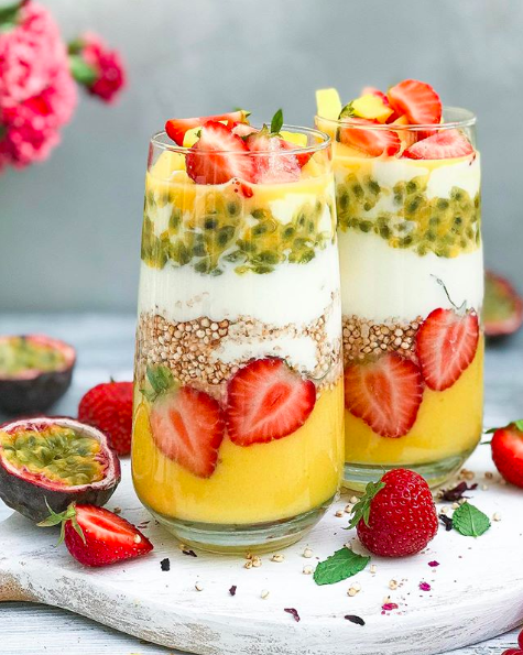 Mango Passion Fruit Parfait Recipe | The Feedfeed