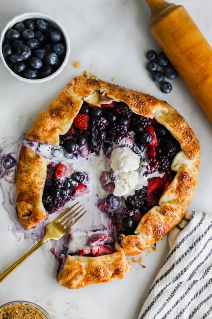 Triple Berry Galette Recipe | The Feedfeed