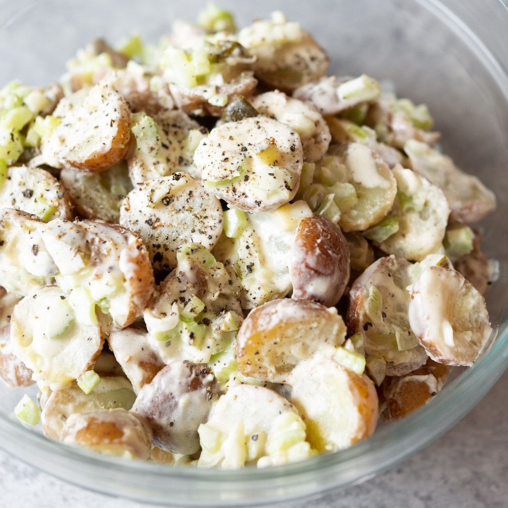 Dill Pickle Potato Salad Recipe | The Feedfeed