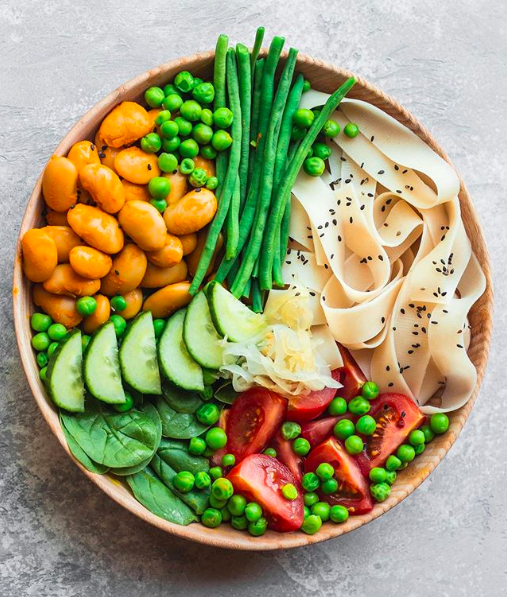 Butter Bean and Rice Noodle Salad Recipe The Feedfeed