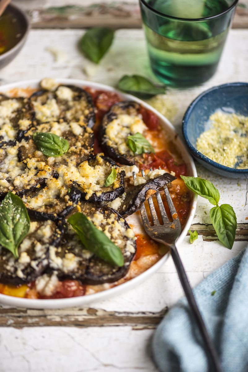 Fried Eggplant with Goat Cheese | The Feedfeed