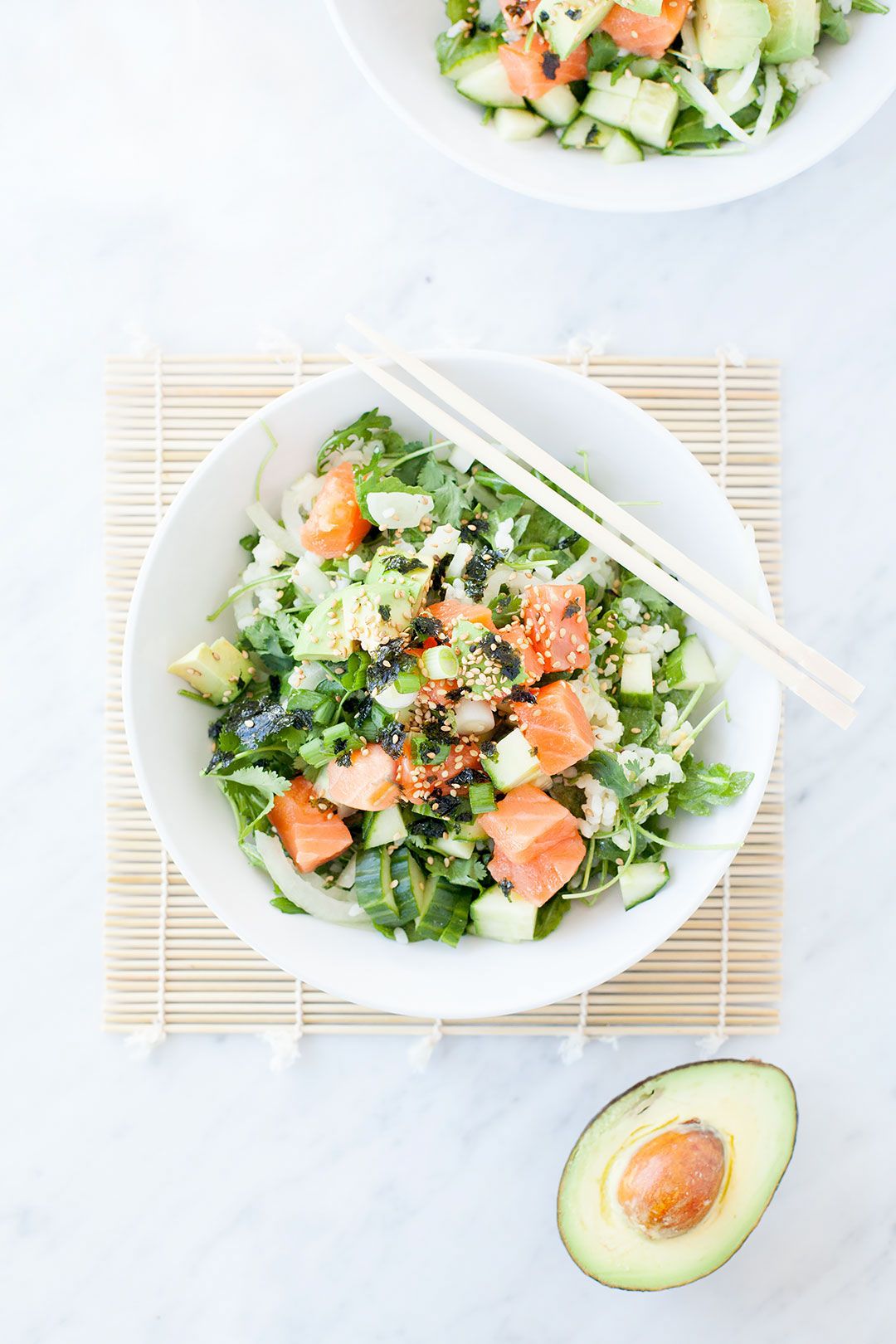 Sesame Salmon Salad Bowls Recipe The Feedfeed