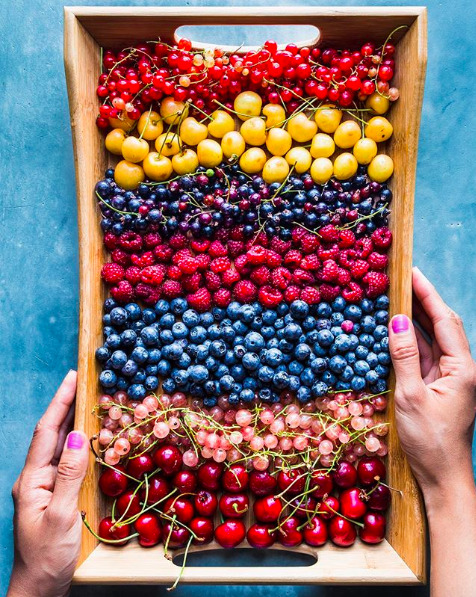 summer fruit tray