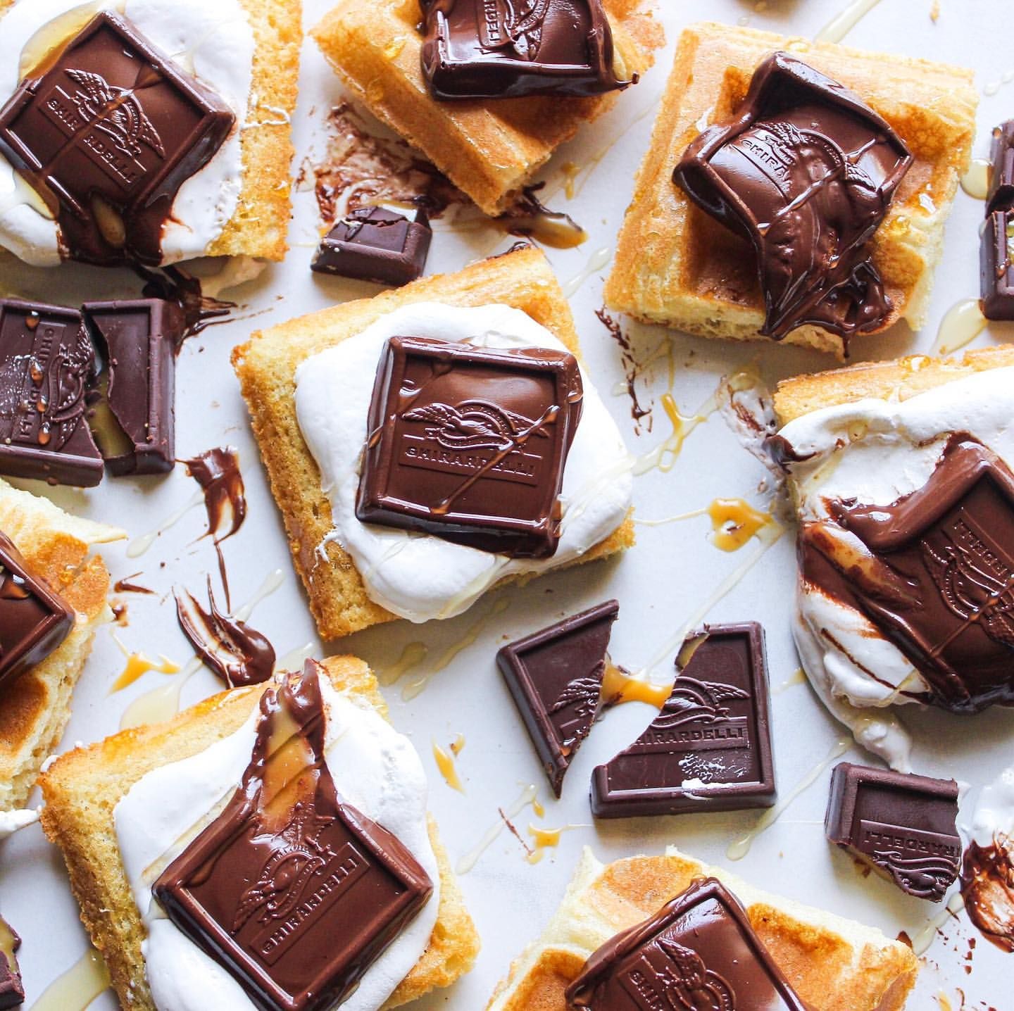 Salted Caramel Waffle S’mores Recipe The Feedfeed
