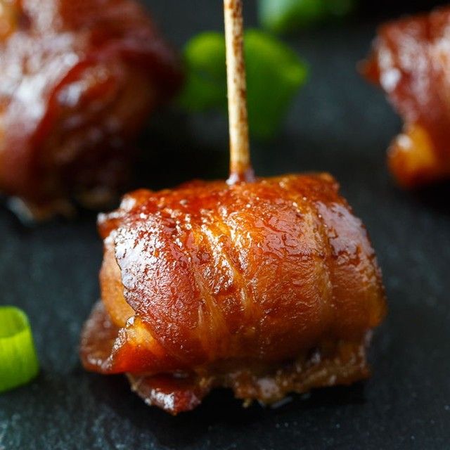 Bacon Wrapped Water Chestnuts Recipe | The Feedfeed