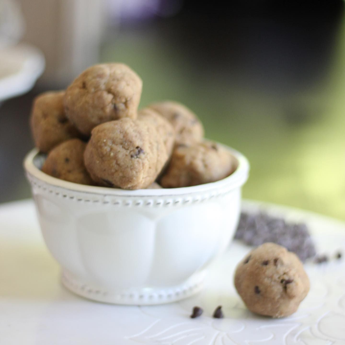Chocolate Chocolate Chip Protein Balls Recipe The Feedfeed