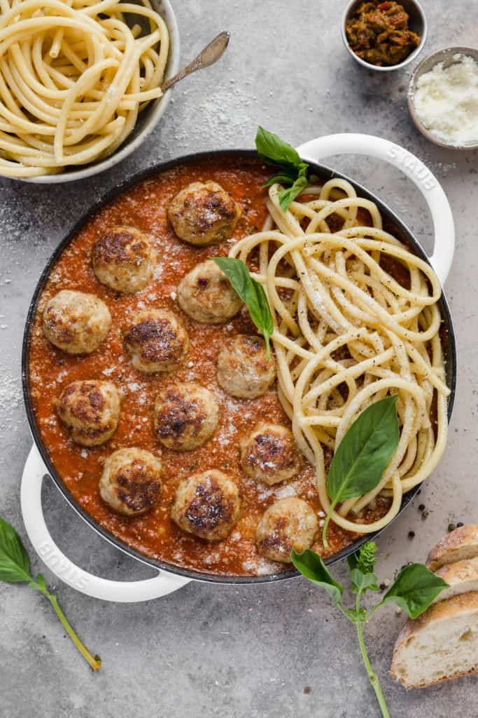 Sun Dried Tomato Chicken Meatballs by wellseasonedstudio Quick & Easy