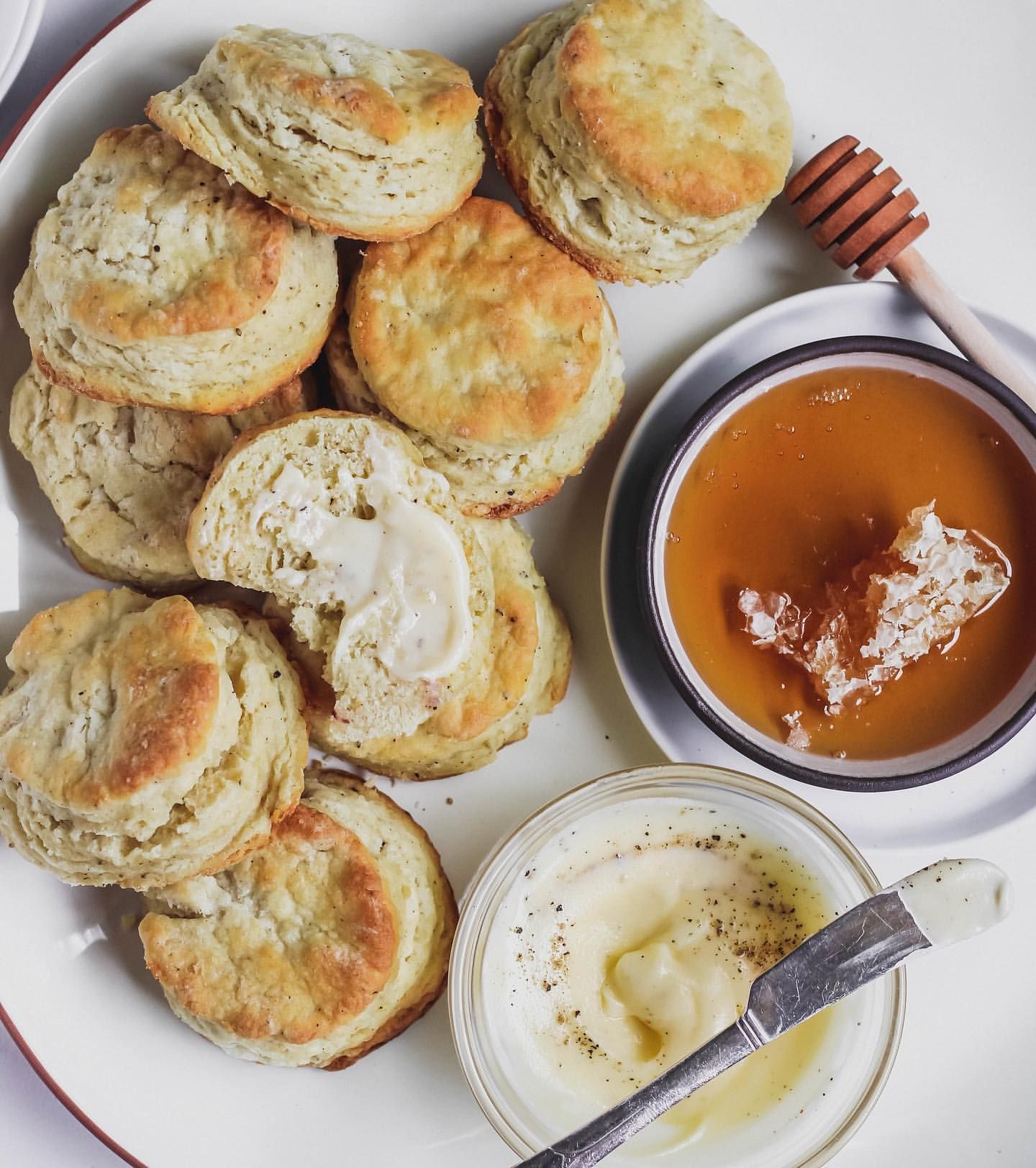 Black Pepper Biscuits Recipe The Feedfeed