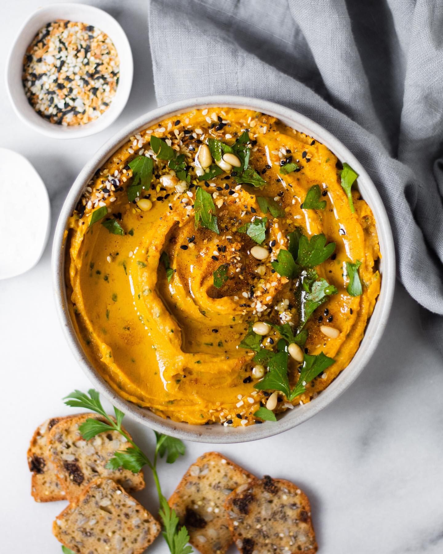 Sweet Potato Hummus Recipe By Britt B The Feedfeed Sweet Potato Hummus Recipe By Britt B
