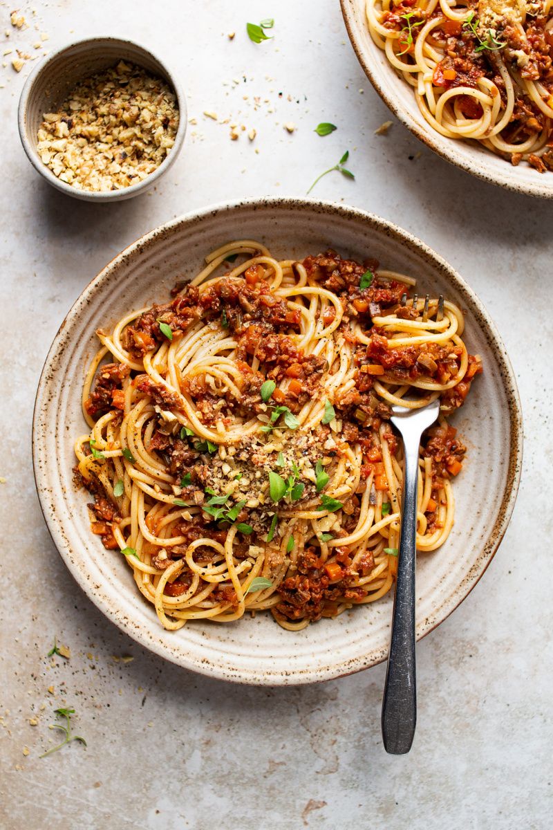 Mushroom Veggie Bolognese Recipe | The Feedfeed