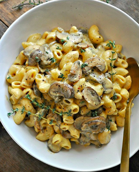 Creamy Mushroom Stroganoff Pasta Recipe By Lauren Hartmann The Feedfeed