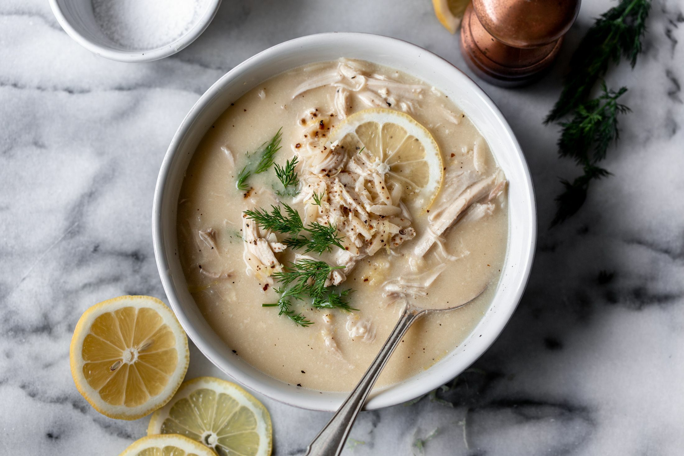 Greek Lemon Chicken Soup Avgolemono Recipe By Kylie Mazon The Feedfeed