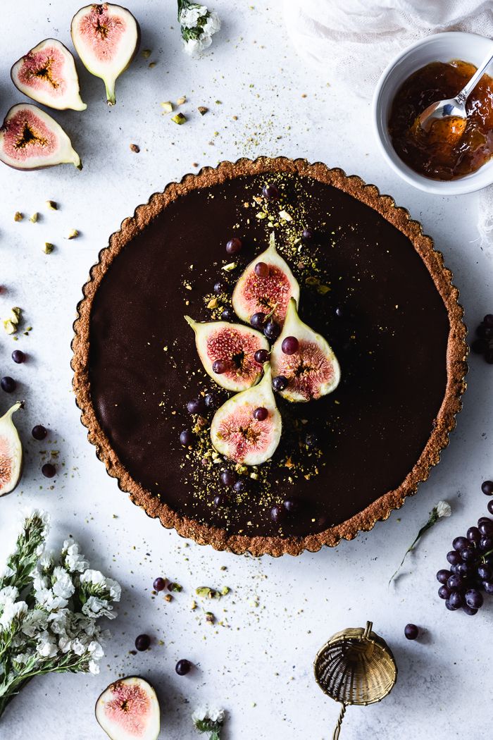 Fig Chocolate Cheesecake Tart Recipe The Feedfeed