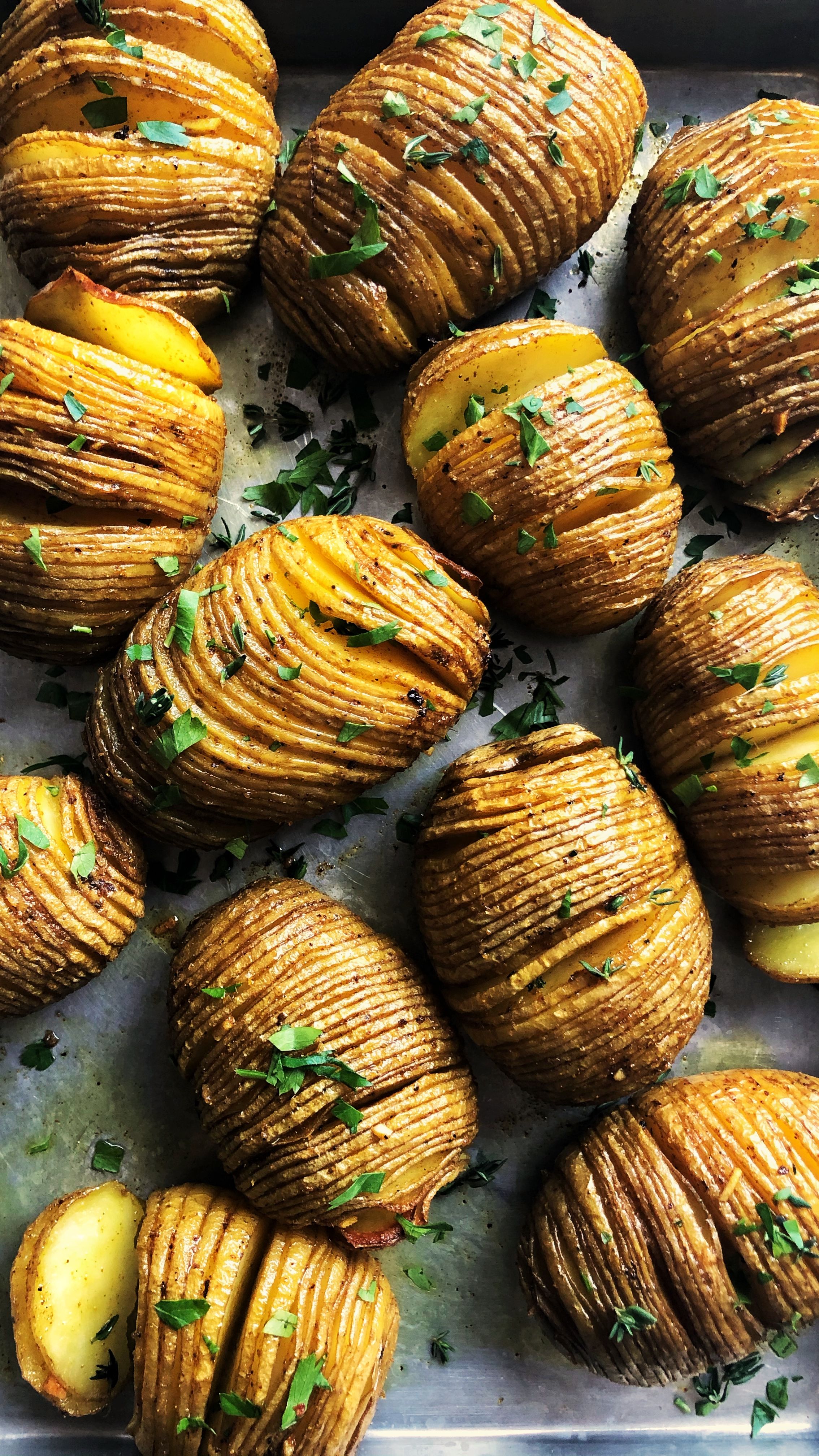 How to make Hasselback potatoes video