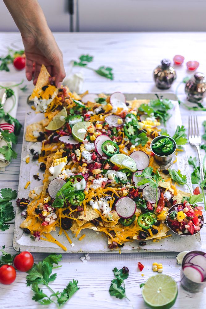 Loaded Black Bean Nachos Recipe The Feedfeed