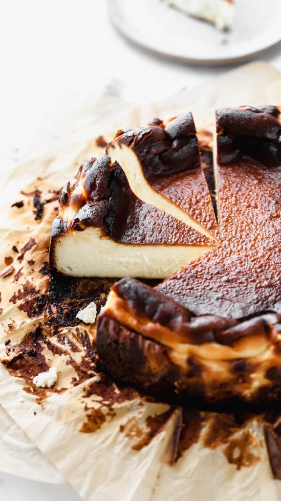 resep cheesecake - basque burnt cheesecake