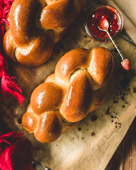 Four Strand Round Braided Challah Recipe The Feedfeed